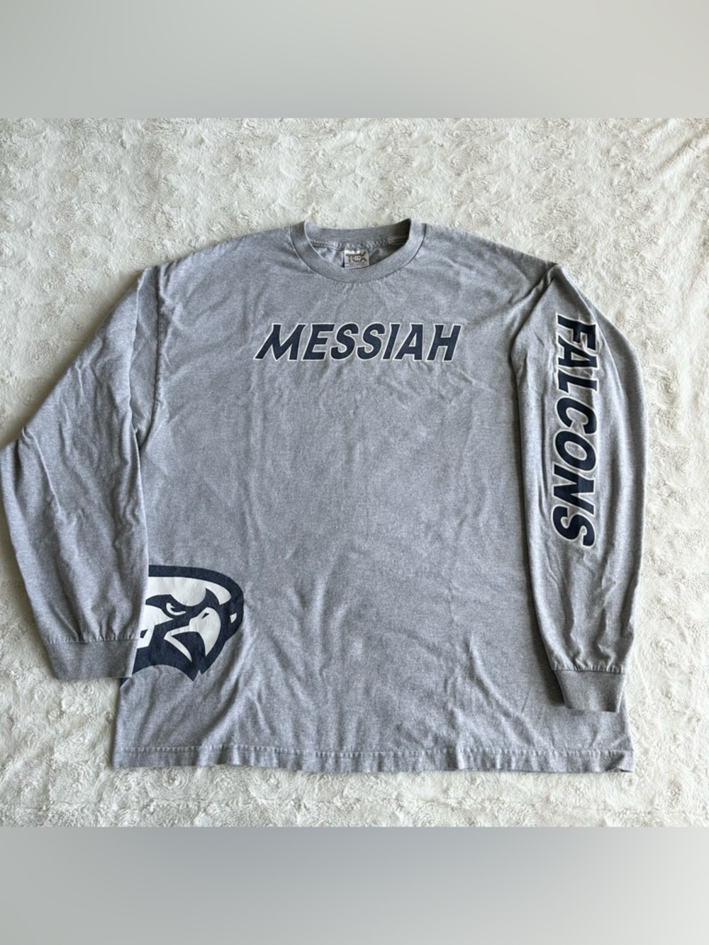 Vintage Messiah College Shirt Tee Mens XXL 2XL Falcons University Christian Vtg
